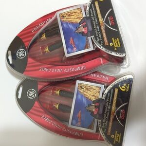 Composite Video Cable Bundle 12Ft Total ( 3 for $20 SALE)